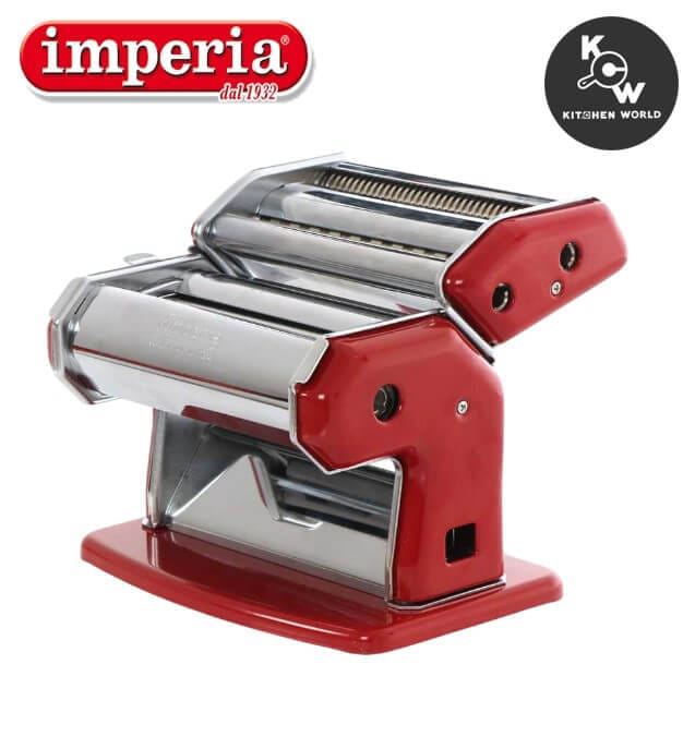 เครื่องรีดเส้นพาสต้าแบบมือหมุน Imperia Model 120 MM0005 สีแดง